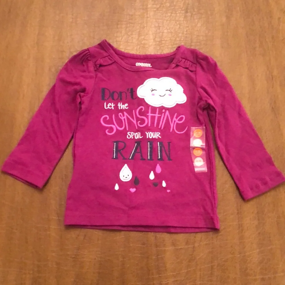 NWT! Gymboree Magenta Top 12-18 Months